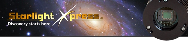 Starlight Xpress CCD Cameras Banner