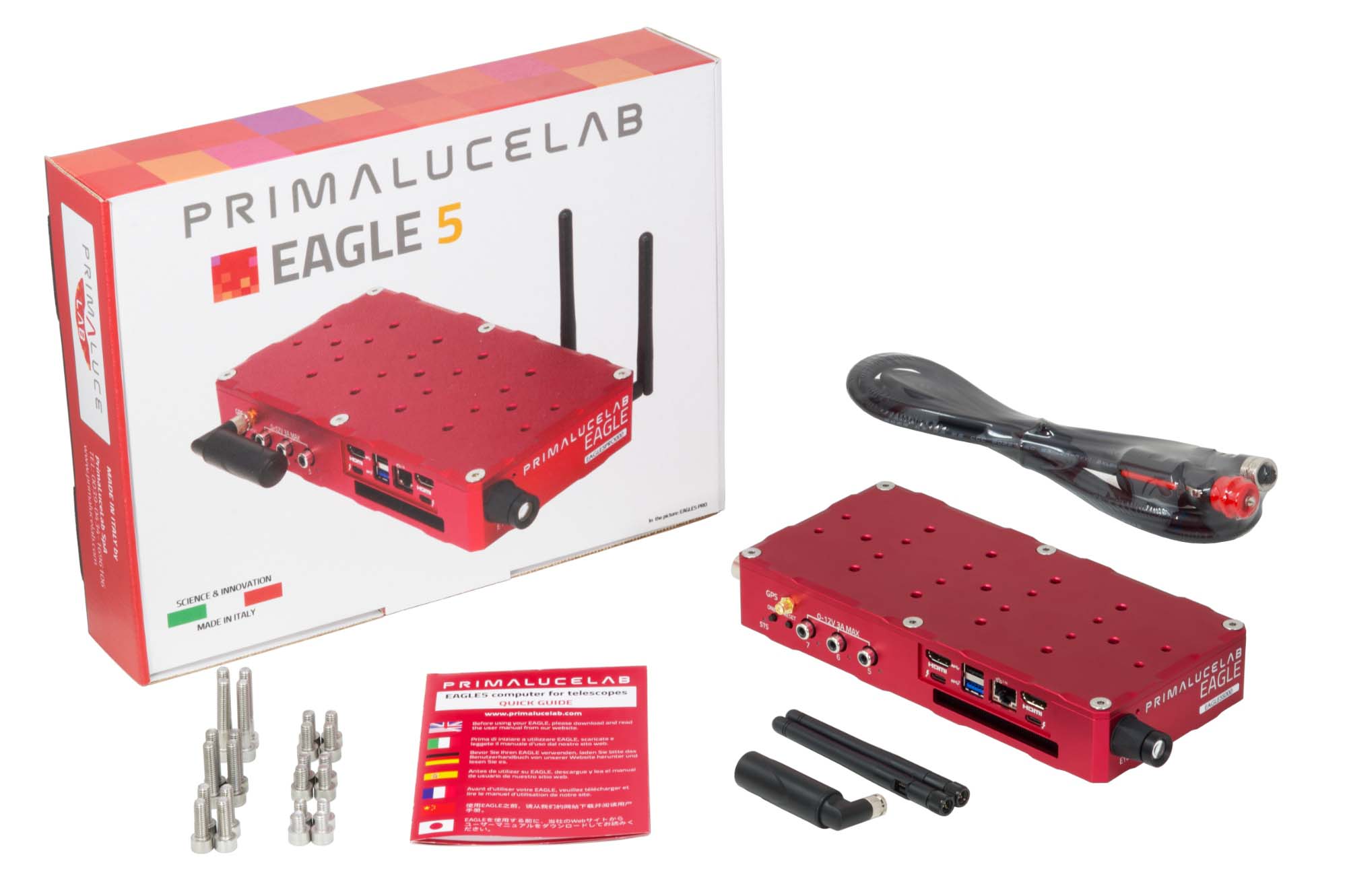 Primaluce Lab EAGLE5 S Computer for Telescopes and Astrophotography in the Box